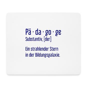 Pädagoge Pädagogen Schule Lehrer Unterricht - Mousepad (Querformat) - Weiß - Vorne
