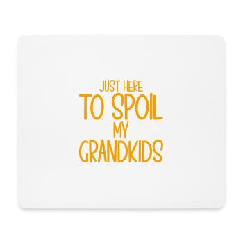 Here To Spoil My Grandkids 2 - Mousepad (Querformat) - Weiß - Vorne