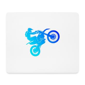 Dirt Bike Men Dirt Bike Women Freestyle Motocros - Mouse Pad (horizontal) - white - Front
