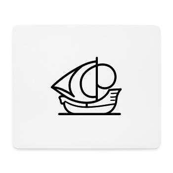Pirate ship - Mouse Pad (horizontal) - white - Front