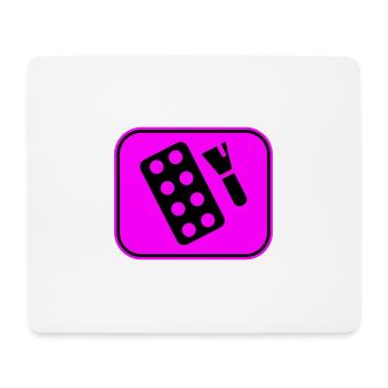 Make Up Cosmetic Icon - Mouse Pad (horizontal) - white - Front