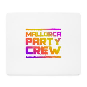 Mallorca Party Crew Coloré - Tapis de souris (format paysage) - blanc - Devant