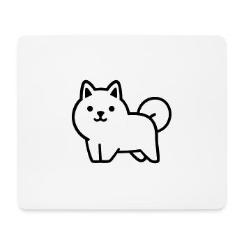 Dog - Mouse Pad (horizontal) - white - Front