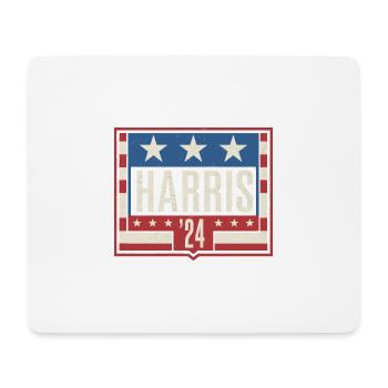 Harris 2024 Vintage Election Patriotic Campaign - Mouse Pad (horizontal) - white - Front