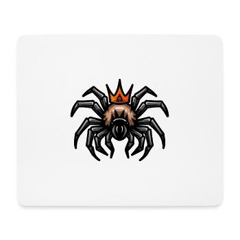 Tarentule Cartoon Couronne - Tapis de souris (format paysage) - blanc - Devant