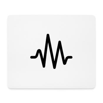 Heartbeat, pulse - Mouse Pad (horizontal) - white - Front
