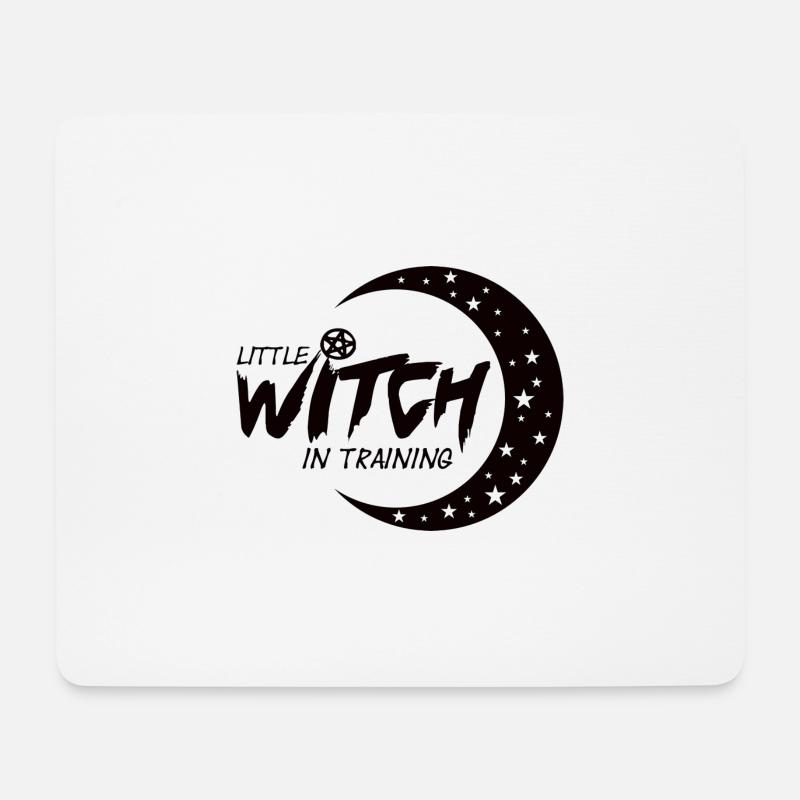 Little Witch in training - schwarz - Mousepad (Querformat) - Weiß