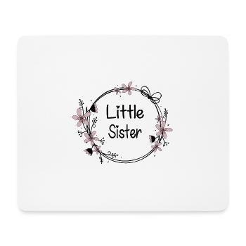 Little Sister - Mousepad (Querformat) - Weiß - Vorne