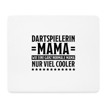 Dartspielerin Spruch Darts Dartspielerin Geschenk - Mousepad (Querformat) - Weiß - Vorne