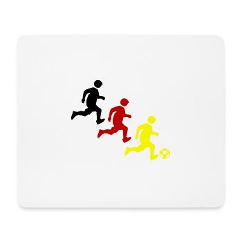 Football Football Allemagne - Tapis de souris (format paysage) - blanc - Devant