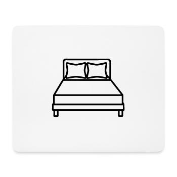 bed - Mouse Pad (horizontal) - white - Front
