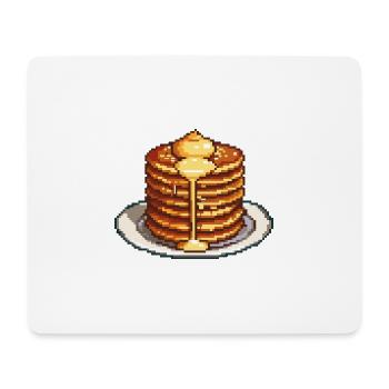 Icône de pixel de crêpe - Tapis de souris (format paysage) - blanc - Devant