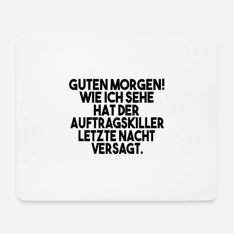 Lustige Sprüche Witzige Sprüche Geschenk - Mousepad (Querformat) - Weiß