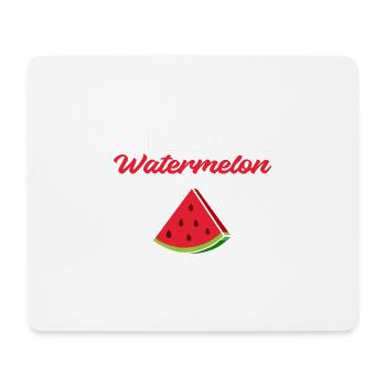 Here for watermelon. Vegan Poison - Mouse Pad (horizontal) - white - Front