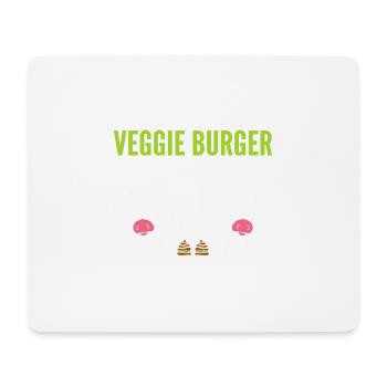 Gemüse -Burgerproduktion Vegan Geschenk - Mousepad (Querformat) - Weiß - Vorne