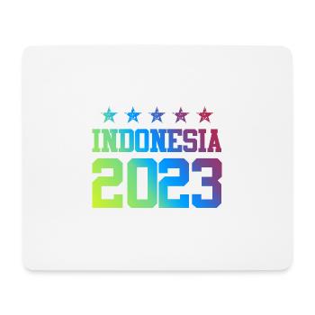 Indonesia 2023 - Mouse Pad (horizontal) - white - Front