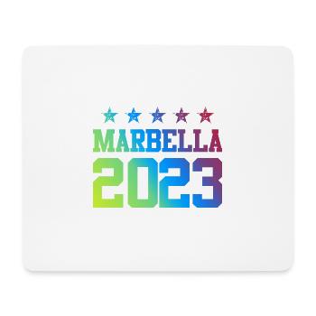 Marbella 2023 - Mousepad (Querformat) - Weiß - Vorne
