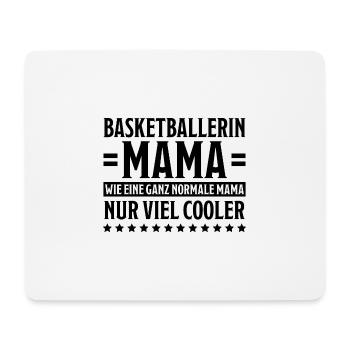 Basketballerin Spruch Lustiges Basketball Geschenk - Mousepad (Querformat) - Weiß - Vorne
