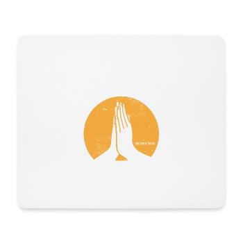 Love God Publicly Religious Christian Quote Faith - Mousepad (Querformat) - Weiß - Vorne