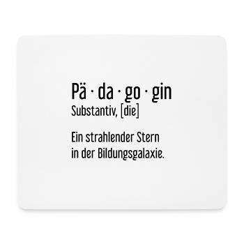Pädagogin Pädagoginnen Schule Lehrerin Unterricht - Mousepad (Querformat) - Weiß - Vorne