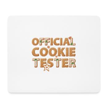 Offizieller Kekstester Familie Weihnachtsdesserts - Mousepad (Querformat) - Weiß - Vorne
