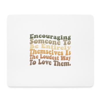 Inspirational Life Wisdom for Growth Mindset & - Mousepad (Querformat) - Weiß - Vorne