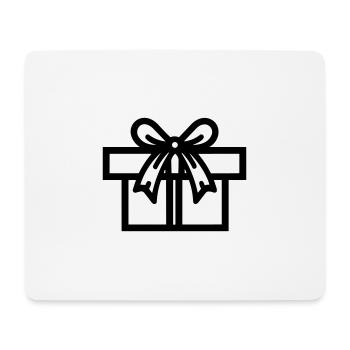 Kleine Geschenkbox - Mousepad (Querformat) - Weiß - Vorne