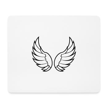 Angel Wings - Mouse Pad (horizontal) - white - Front