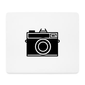 Kamera - Mousepad (Querformat) - Weiß - Vorne