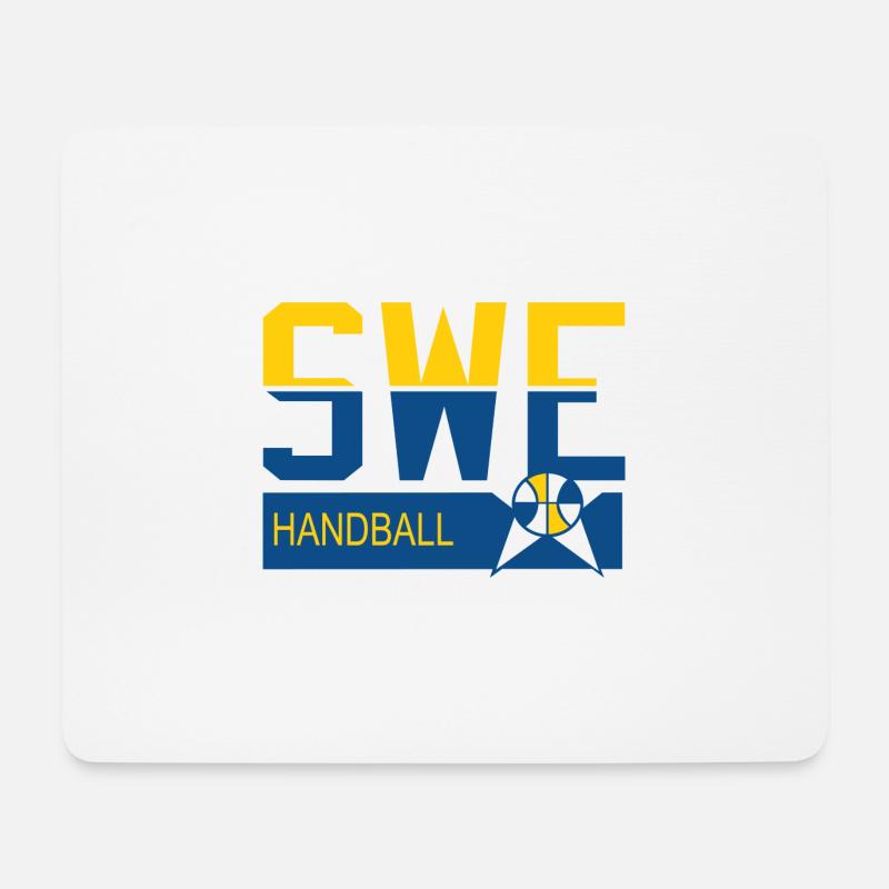 Schweden Handball - Mousepad (Querformat) - Weiß