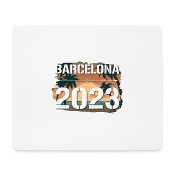 Barcelona 2023 - Mousepad (Querformat) - Weiß - Vorne