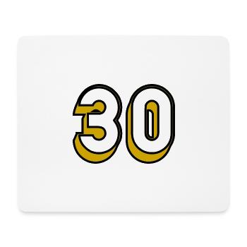 30. 30 ANS. 30e ANNIVERSAIRE. ANNIVERSAIRE 30 ANS - Tapis de souris (format paysage) - blanc - Devant