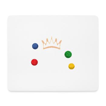 Bocce Bocci Colorful Balls Player I Gift - Mouse Pad (horizontal) - white - Front