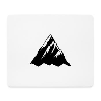 Berg - Mousepad (Querformat) - Weiß - Vorne