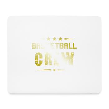 Équipe de basketball - Tapis de souris (format paysage) - blanc - Devant