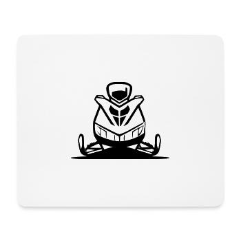 snowmobile - Mouse Pad (horizontal) - white - Front