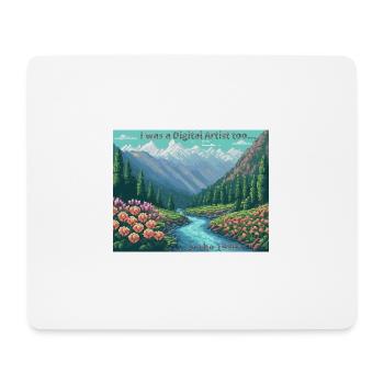Kunst - Mousepad (Querformat) - Weiß - Vorne