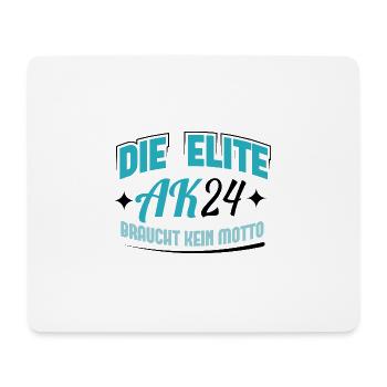 Abschlussklasse 2024 Schulabschluss Abitur Matura - Mousepad (Querformat) - Weiß - Vorne