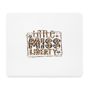 Die kleine Miss Liberty - Mousepad (Querformat) - Weiß - Vorne
