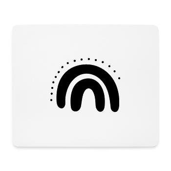 Regenbogen - Mousepad (Querformat) - Weiß - Vorne