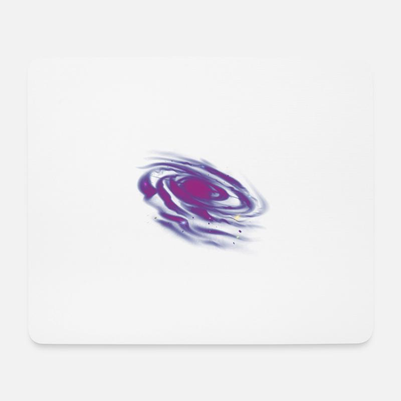 Der Sternen-Kosmos der Gamer - Mousepad (Querformat) - Weiß