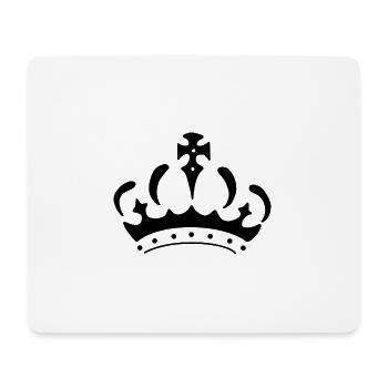 Crown King Queen - Mouse Pad (horizontal) - white - Front