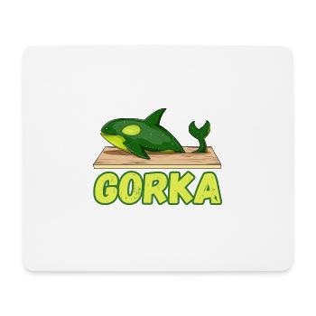 Gorka Orca Gurke Orka Wal Wortspiel - Mousepad (Querformat) - Weiß - Vorne