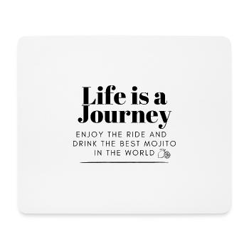 Voyage Mojito - Tapis de souris (format paysage) - blanc - Devant