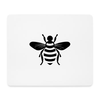 Bee - Mouse Pad (horizontal) - white - Front