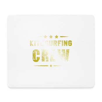 Équipage de kitesurf - Tapis de souris (format paysage) - blanc - Devant