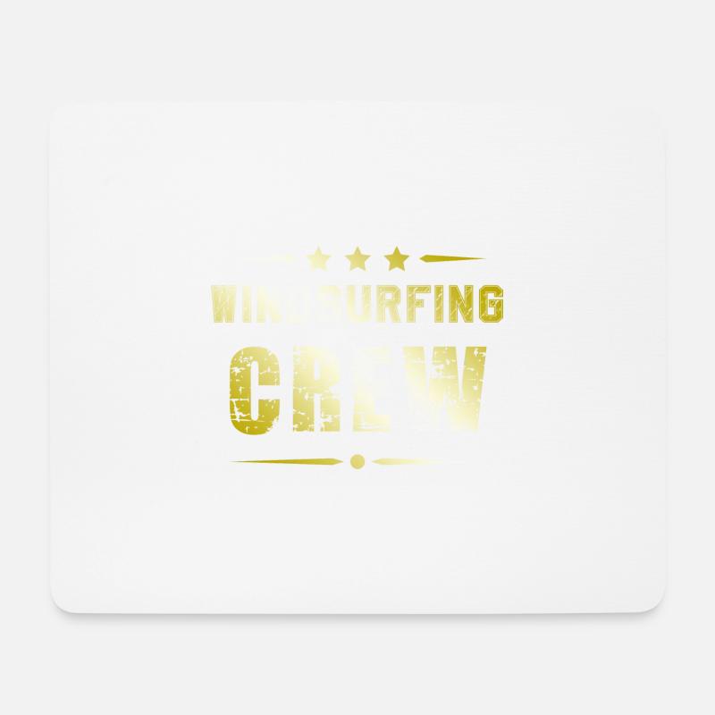 Windsurfing Crew - Mousepad (Querformat) - Weiß