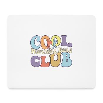 Chef d’escouade du tambour-major du club de fanfare cool - Tapis de souris (format paysage) - blanc - Devant