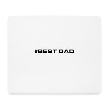 Meilleur Papa Coeurs Amour - Tapis de souris (format paysage) - blanc - Devant