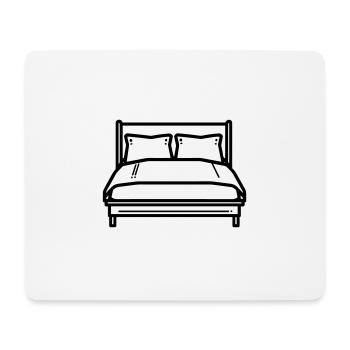 bed - Mouse Pad (horizontal) - white - Front